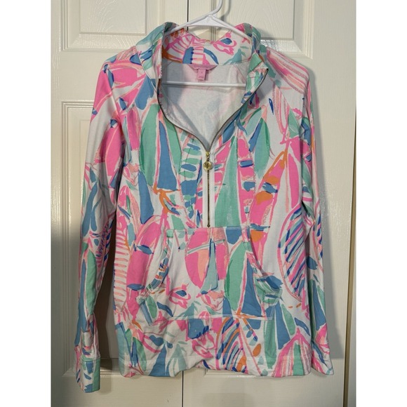 Lilly Pulitzer Sweaters - Lilly Pulitzer 3/4 Pullover Multi Color Size Small
